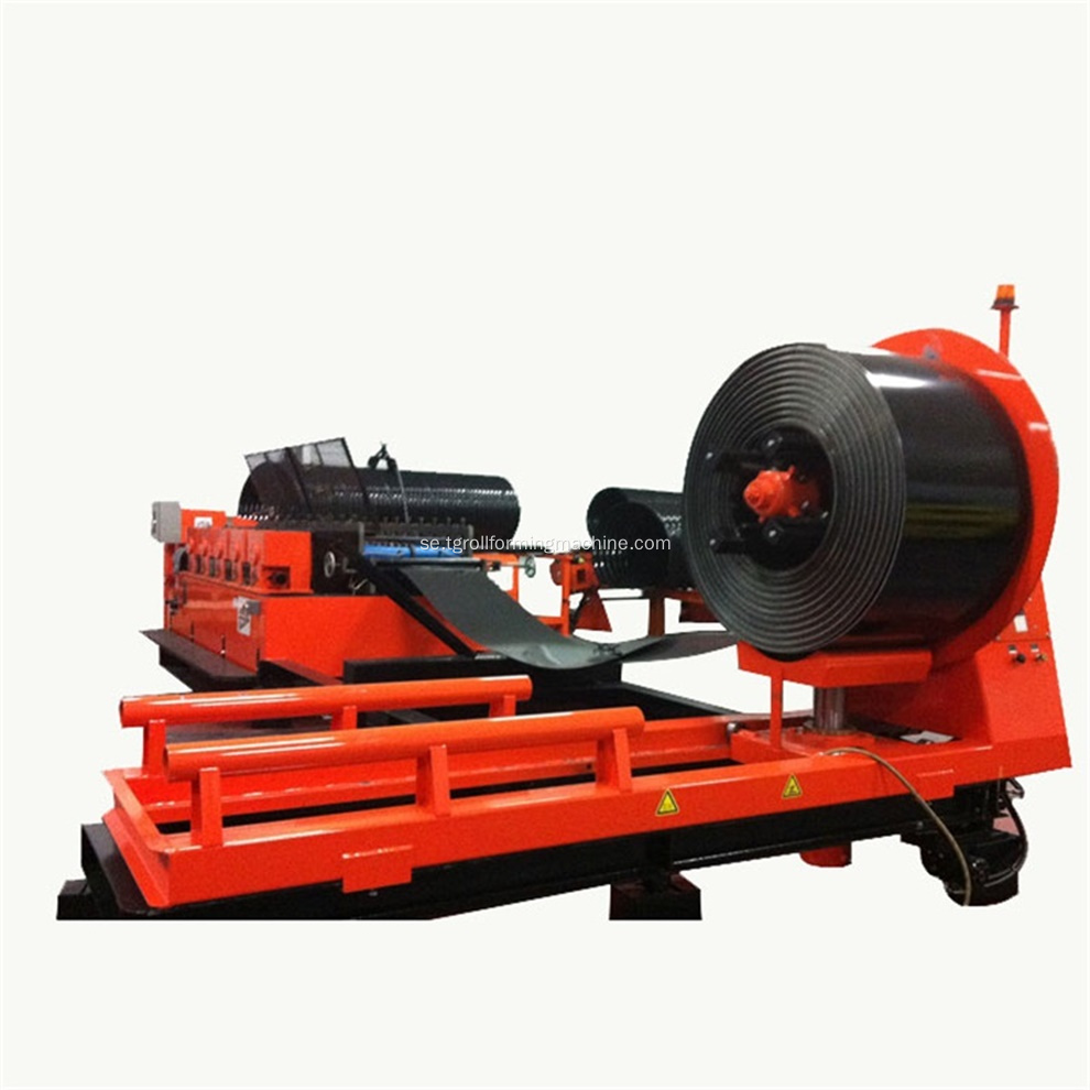 Ductwork Galvaniserad Steel Culvert Roll Forming Machine