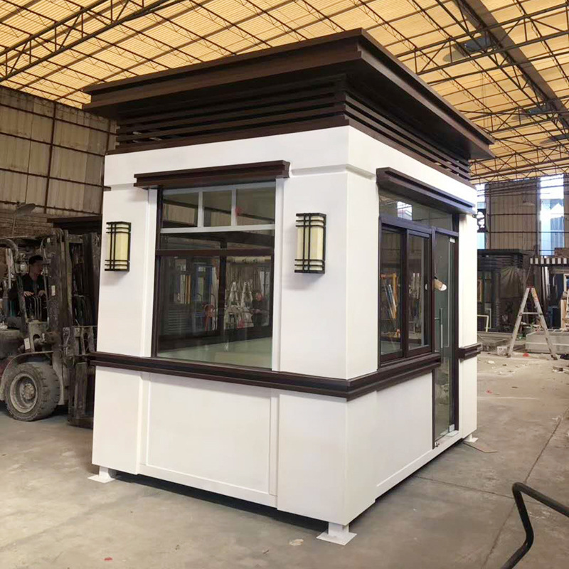 Custom Folding House with Durable Stone-Style Coating for Entryway Stations