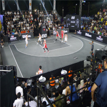 เสื่อพื้นกีฬาบาสเก็ตบอล FIBA ​​ที่ยืดหยุ่น