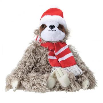 Christmas gift cute sloth children's plush toy decoration