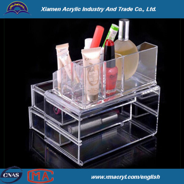 Drawer Modern Plexiglass Makeup Organizer