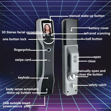 Automatic intelligent door lock