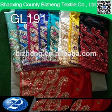 african raw silk george fabric for wedding