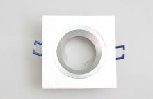 Aluminum Halogen Light Fixture 93x93x25mm , Commercial Spot Light