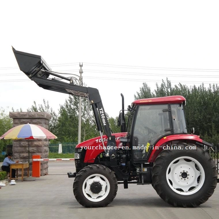 India Hot Sale Tz10d Euro Quick Hitch Type Front End Loader for 70-100HP Wheel Agricultural Farm Tractor