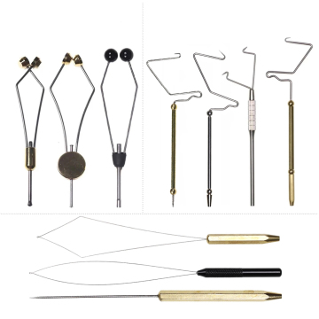 Stainless Steel Fly Tying Vise and Tools Set for Nymphs, Midges, and Streamers