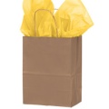Durable Medium Size Natural Kraft Paper Bags