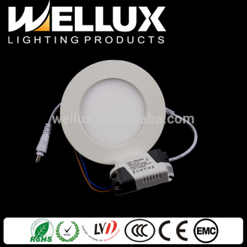 PMMA Aluminum Recessed Round Led Panel Downlight