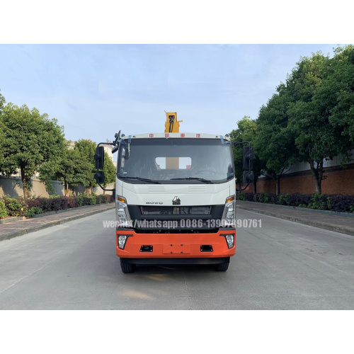 Camion dépanneuse à plat SINOTRUCK HOWO de 14 à 19 pieds avec grue