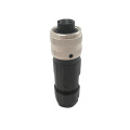 Conector de enchufe redondo de 4 polos rectos 7/8 ''