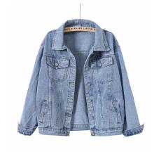 Oem Women's Denim Jean Casual Outwear Coat for Fall