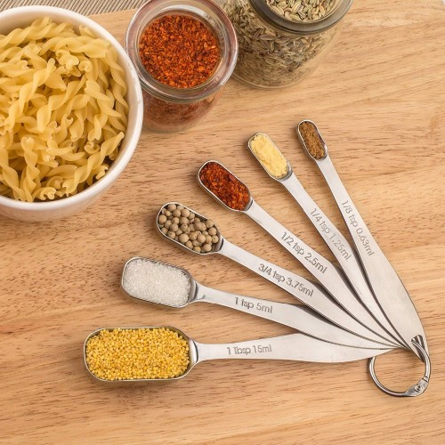 stainless steel tablespoon measuring cups and spoons set