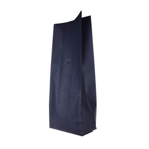 Стандартни опаковъчни чанти за компостиране с кафе със странична издатина