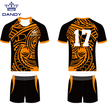 Atmungsaktives Rugby-Trikot aus Polyester