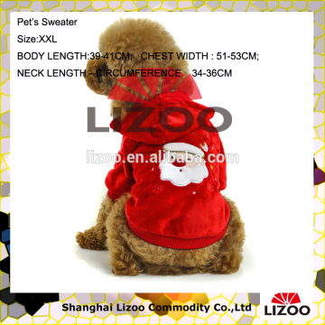 XXL large pet clothing Christmas