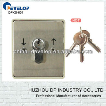 AC key operated switch for central motor