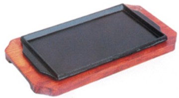 Rectangular sizzle platters