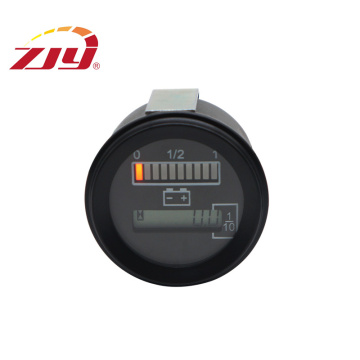 Digital coulomb meter voltage and hour meter