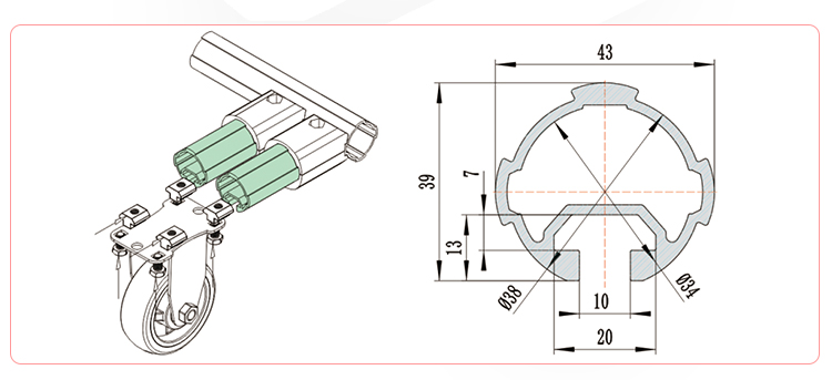 Factory Direct-selling Aluminium Alloy 6005T6 Profile Tube/Anozied Aluminium Pipe