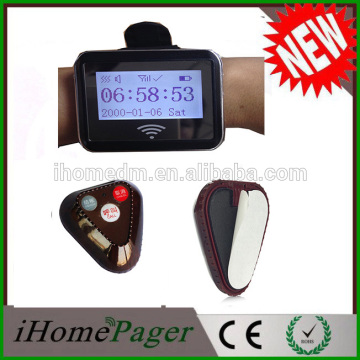 Restaurant equipment buttons alarm system and monitor receiver system