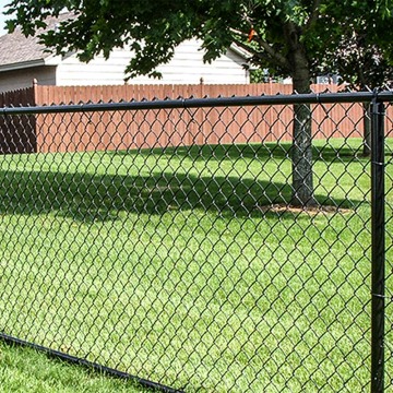 2017 new style PVC chain link fence