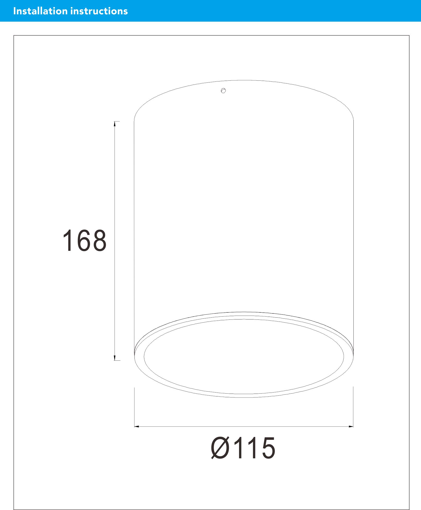 white 30w LED downlight