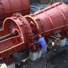 Building materials y efficient waste heat circulation fan