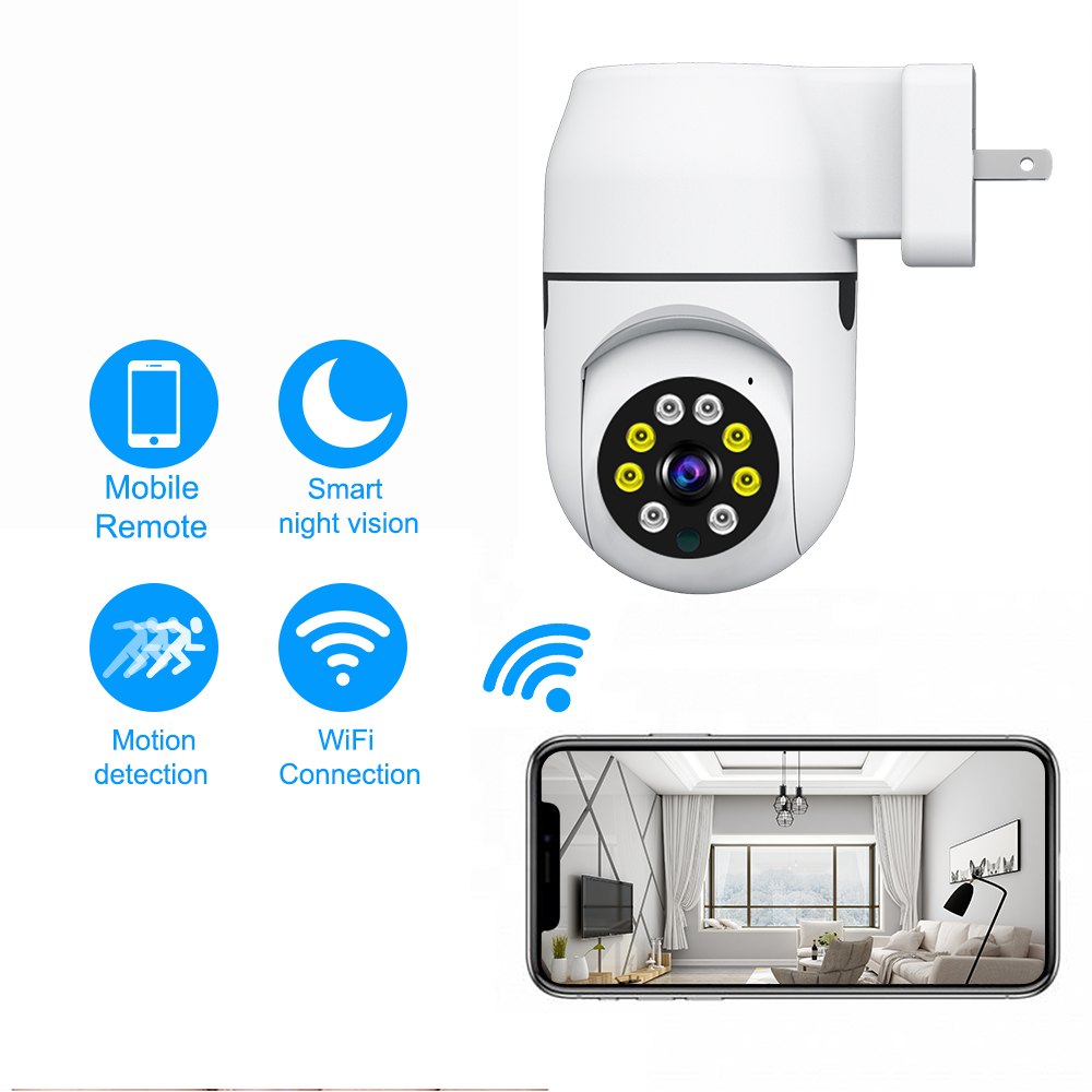 Ptz 360 Degree Remote Wifi Wireless Night Vision Camera