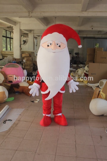 Mascot costume custom santa claus costumes for party Christmas mascot costume