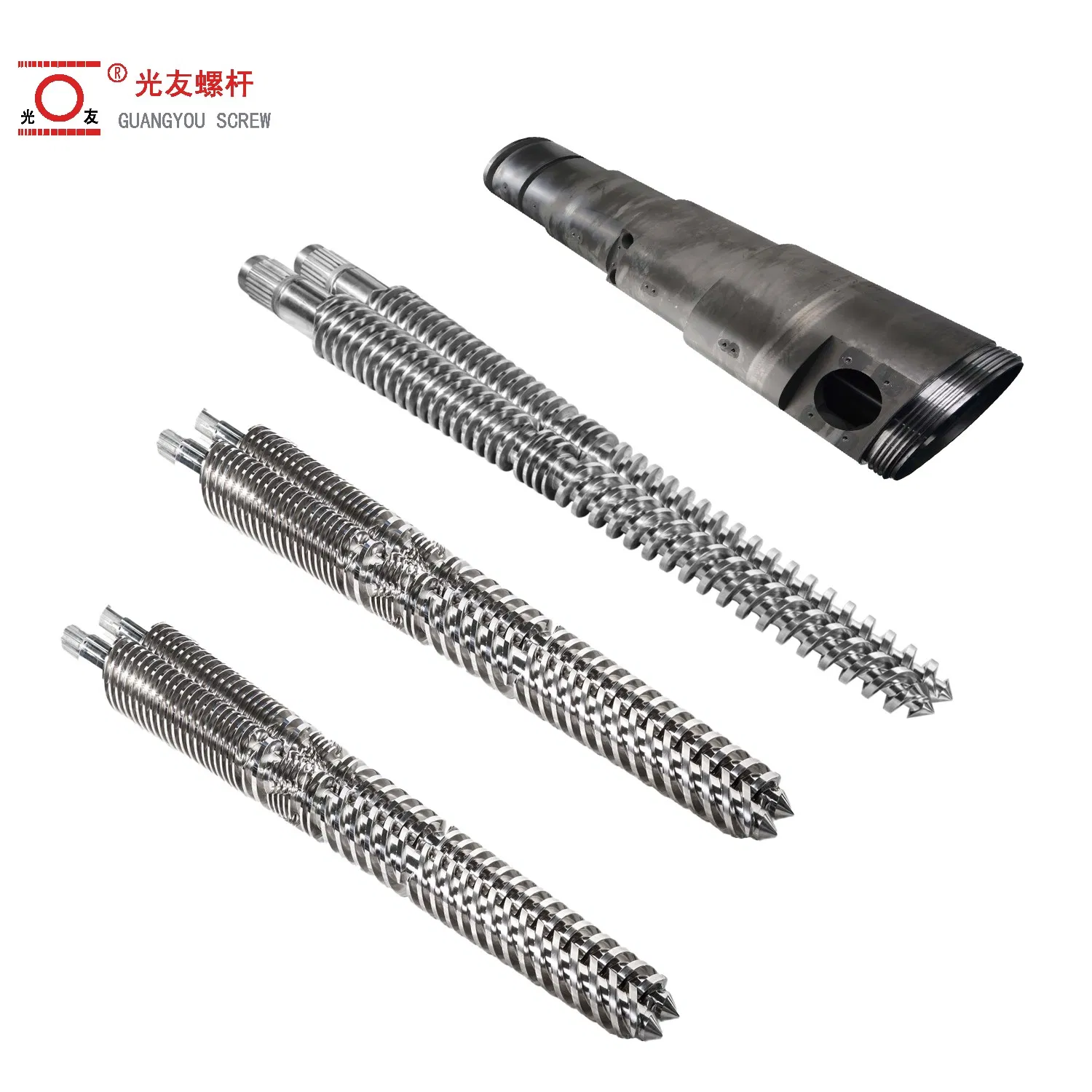 PVC Conical Twin Screw Barrel Para sa Extruder Machine Kapalit na Mga Bahagi