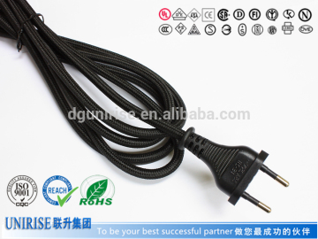 textile braided cords for lighting