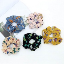 Elastic Hair Bands: New Thick Elastic Hair Ties and Flower Velvet Scrunchies for Women