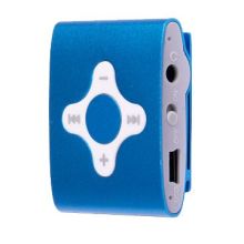 Flash MP3 Player with Clip, MP3/WMA File Format and Built-in Rechargeable Li-ion Battery