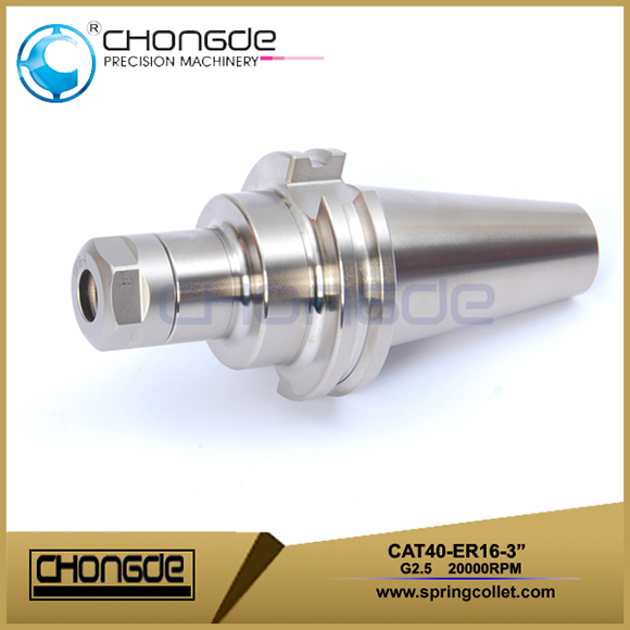 CAT40-ER16-3 &quot;حامل أداة آلة Collet Chuck CNC