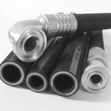 High Quality High Pressure Hydraulic Spiraled Rubber Hose