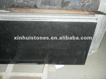 Black galaxy granite slabs