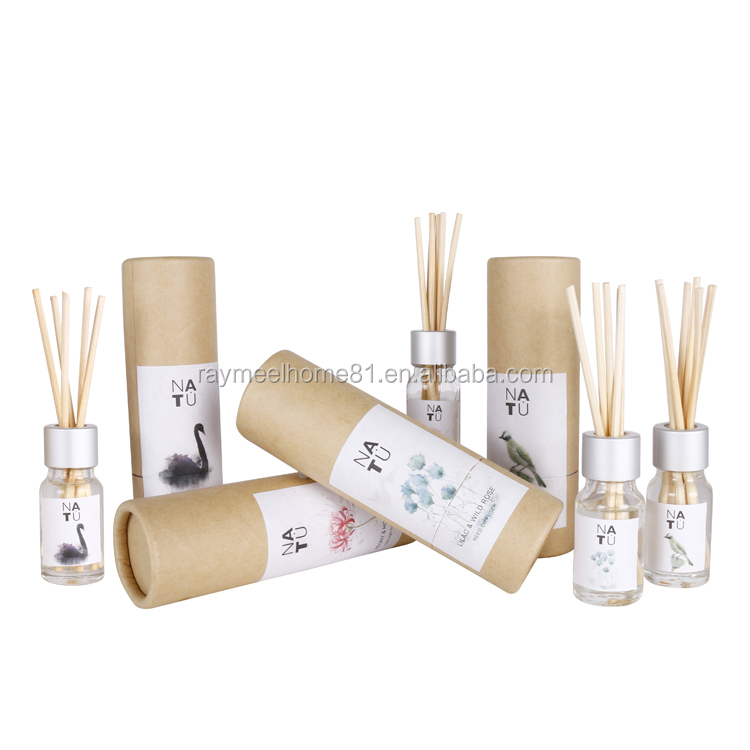 Mini 10ml Glass Bottle Home Fragrance Reed Diffuser Gift