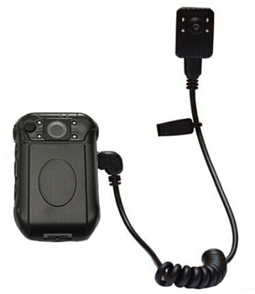 Police Video Body Worn Camera with External Camera, Remote