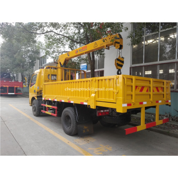 DFAC 5 ton jib crane hidrolik yang dipasang di truk