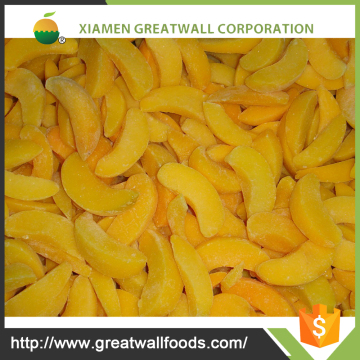 Sliced Peeled Frozen IQF Yellow Peach