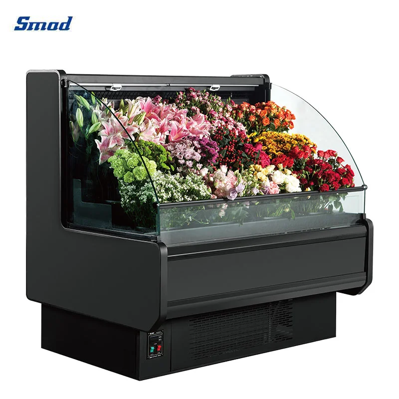 Commercial Glass Door Flower Display Showcase Chiller for Sale