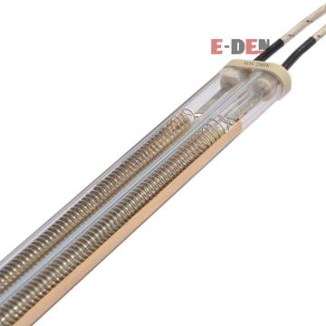 Powerful Medium Wave Infrared Element Energy Saving Quartz Golden Reflector Infrared Element