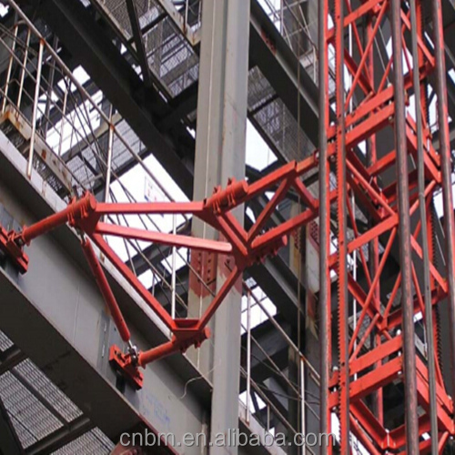 Galvanized Twin Cage Construction Hoist for Building