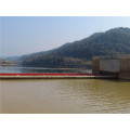 temporary flood control artifact boxwall river dam