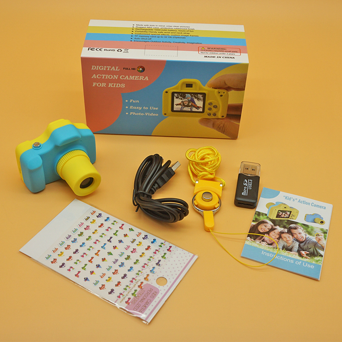 2021 Popular Mini Camera Kids Favor Digital Portable Camera for Outdoor Activities