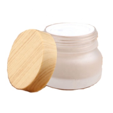 Wholesale empty bamboo cosmetic jars and bottles