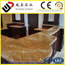 granite kitchen slabs countertop ,3cm thickness imperial gold granite countertops