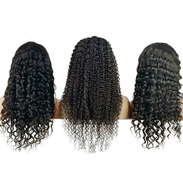 Deep Mink Wholesale Indian 100% Human 150% Swiss HD Transparent Lace 5x5 Lace Front Glueless Virgin Hair Wig for Black Women