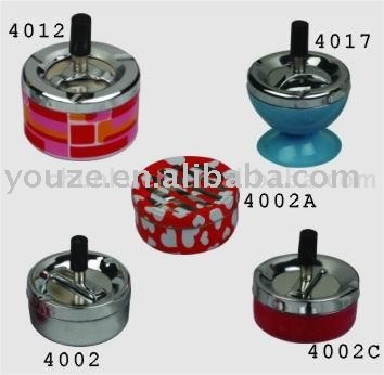 Round tin Ashtray metal ashtray