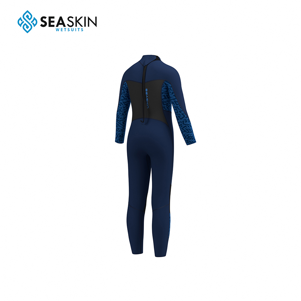 Seackin Surfing Diving Boy&#39;s Neoprene Fullsuit Wetsuit